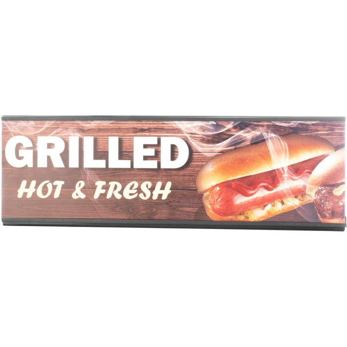 Front-of-Grill Signage for Roller Grills - FoodSignPros