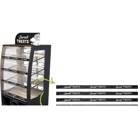Black Bakery "Sweat Treats" Shelf Strips - FoodSignPros