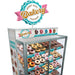 Custom Merchandising Solutions - Bakery Case with Donuts and "Sweet Eats Pastries Bakery" Sign - FoodSignPros