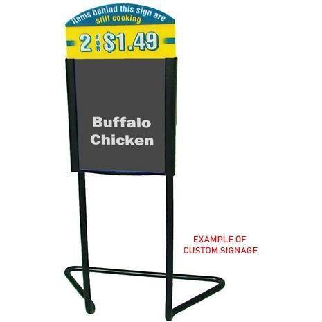 Roller Grill Flavor ID Tag Holder - One Piece - Tall - FoodSignPros