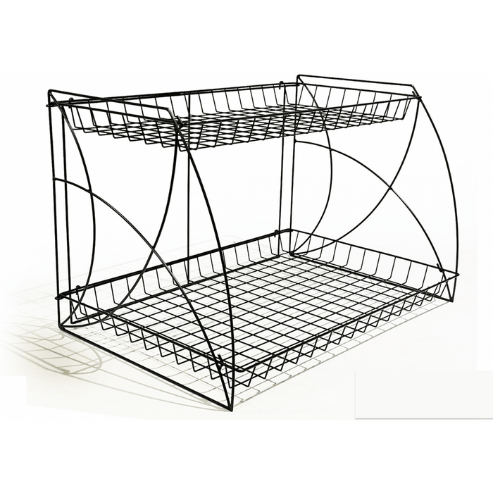 Two-Tier Wire Rack - Countertop - FoodSignPros