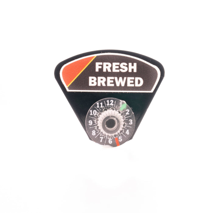 "Fresh Brewed" Velcro Coffee Timer - FoodSignPros