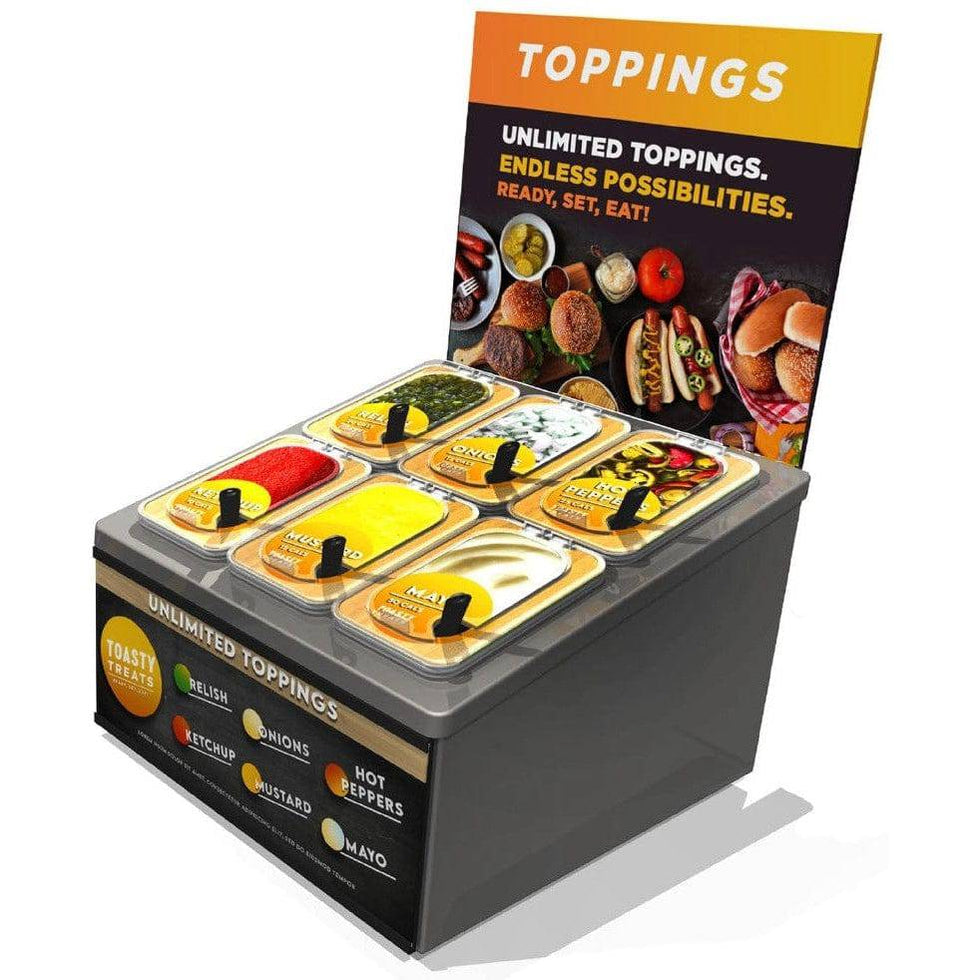 Condiment Cups Sign Custom Condiment Cooler Package | FoodSignPros