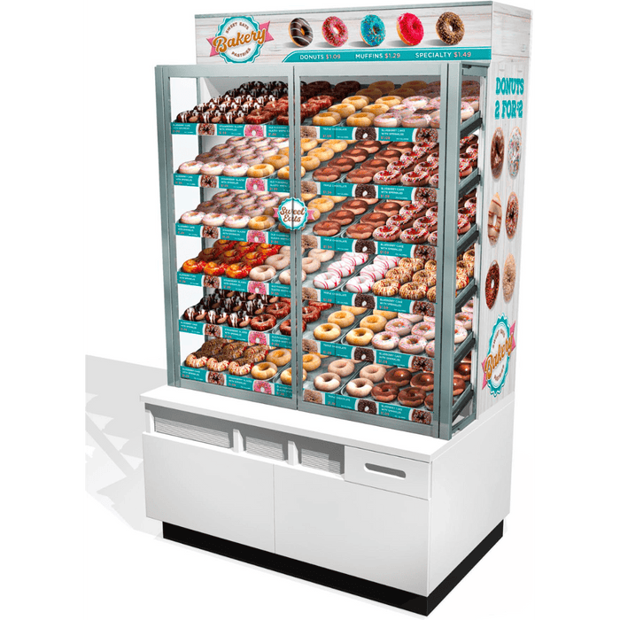 Freestanding Display Case - FoodSignPros