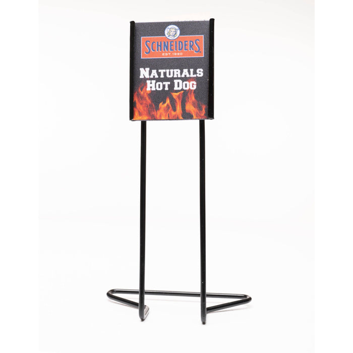 Roller Grill Flavor ID Tag Holder - One Piece - Tall - FoodSignPros
