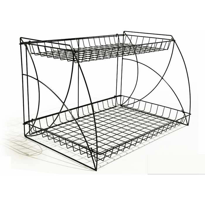 Two-Tier Wire Rack - Countertop - FoodSignPros